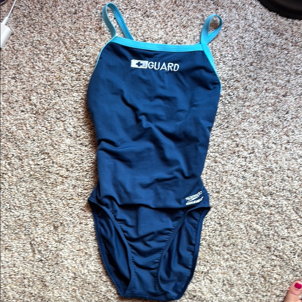 Speedo Navy Guard Swimsuit